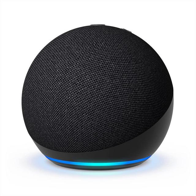 All-New Echo Dot (5th Gen, 2022 release) | Bigger vibrant sound in a compact smart speaker with Alexa | Charcoal