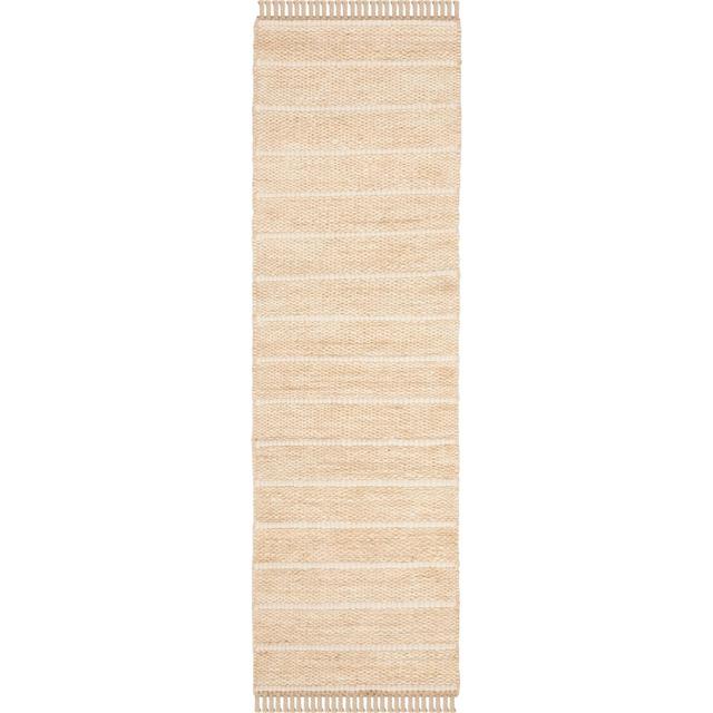 2'2"X8' Solid Woven Runner Ivory - Safavieh