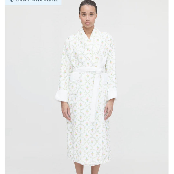 The Hotel Robe - Pastel Trellis