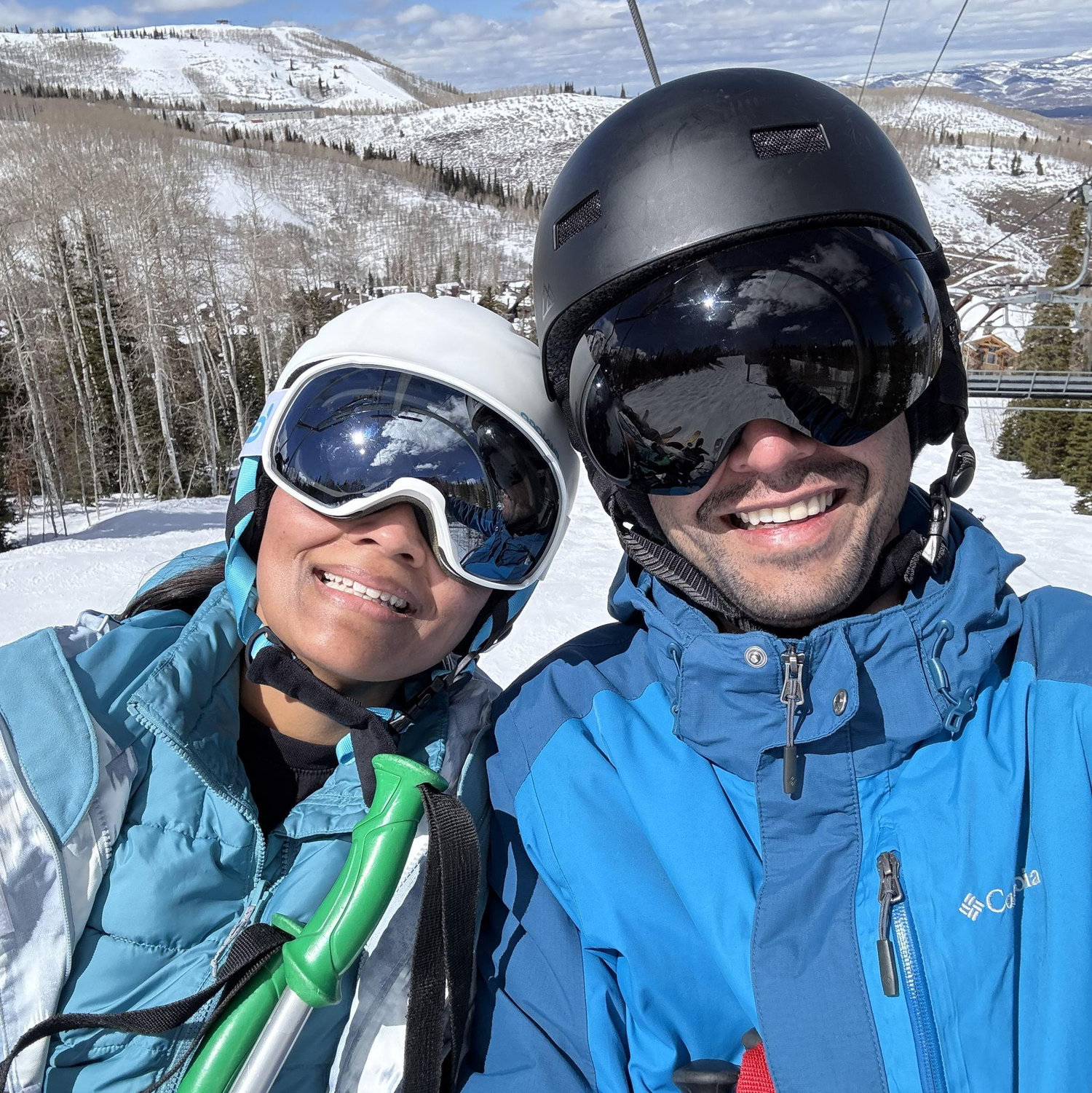 Happiest skiing at Deer Valley in Utah!