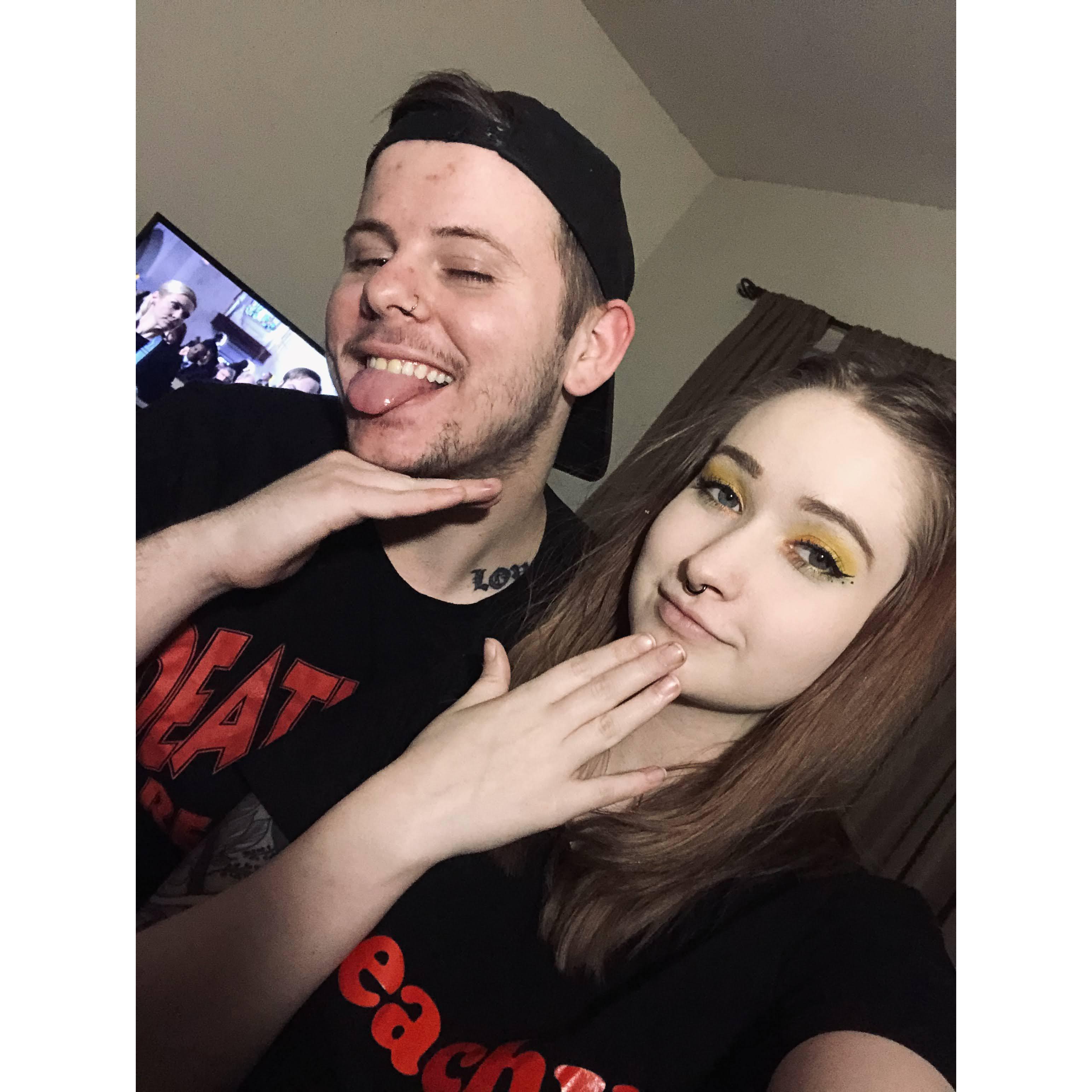 This is, personally, my favorite photo of us so I had to throw it in