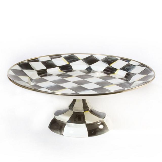 MacKenzie-ChildsSmall Courtly Check Pedestal Platter