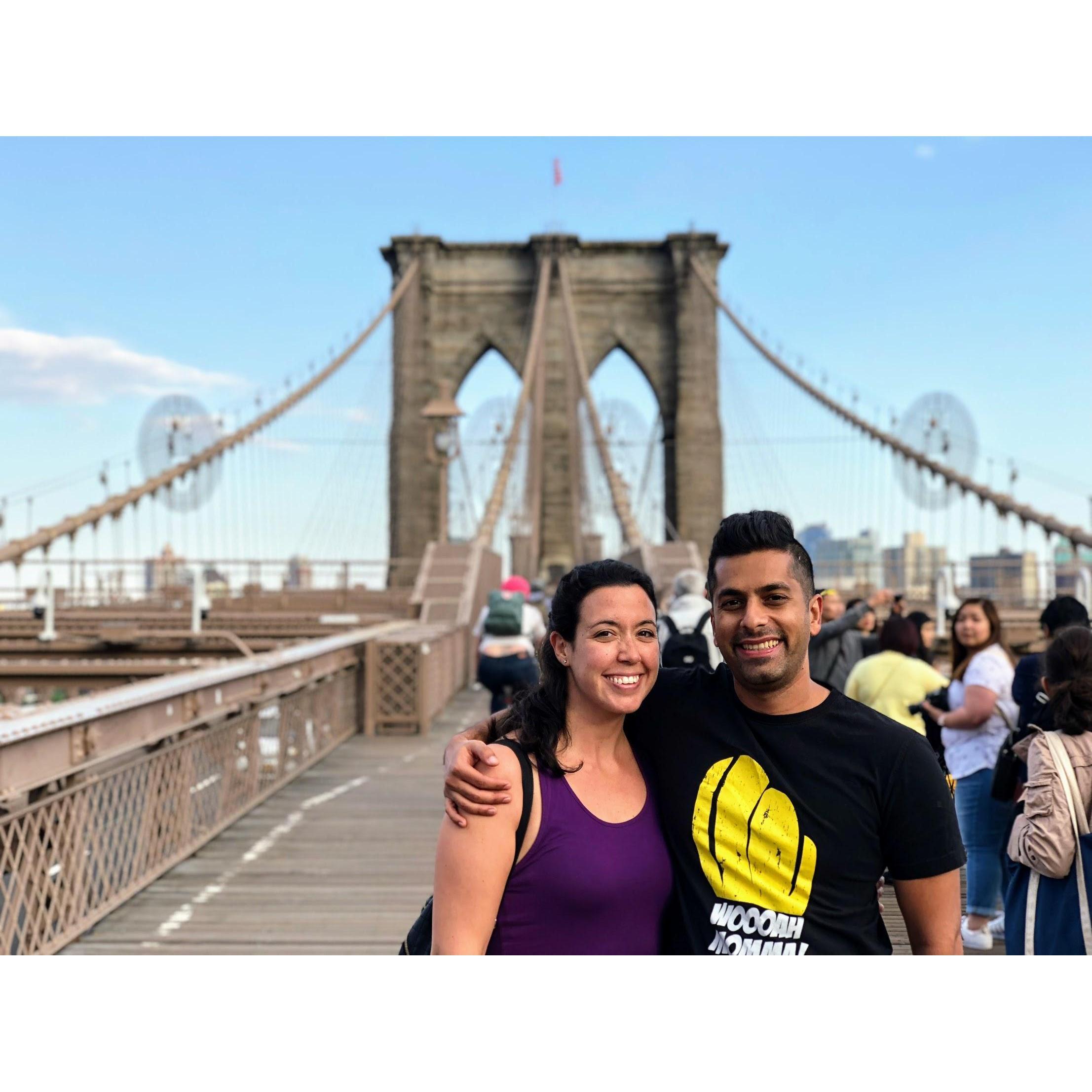 Exploring NY together in April 2018
