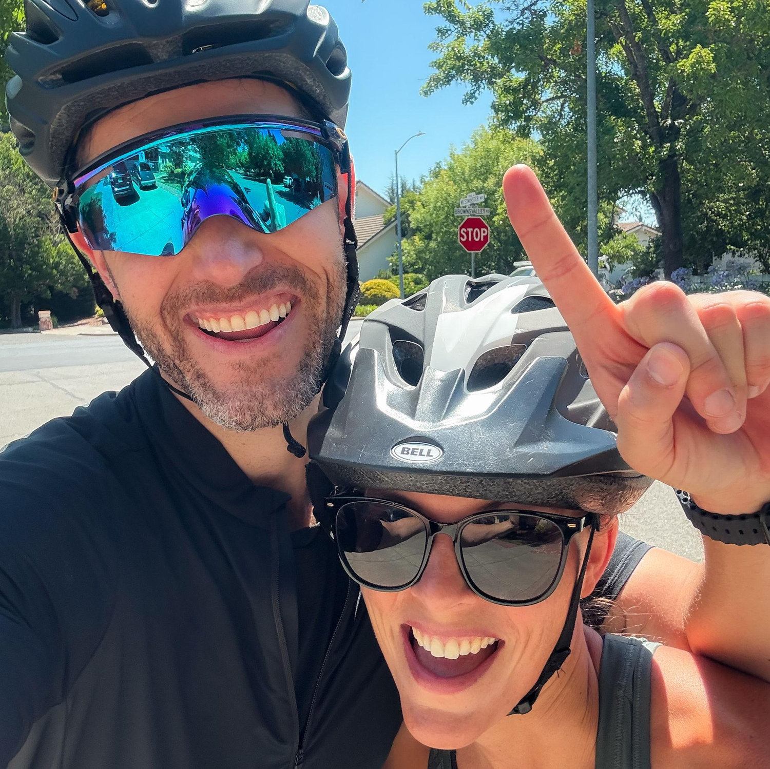 Road biking is one of our favorite hobbies together