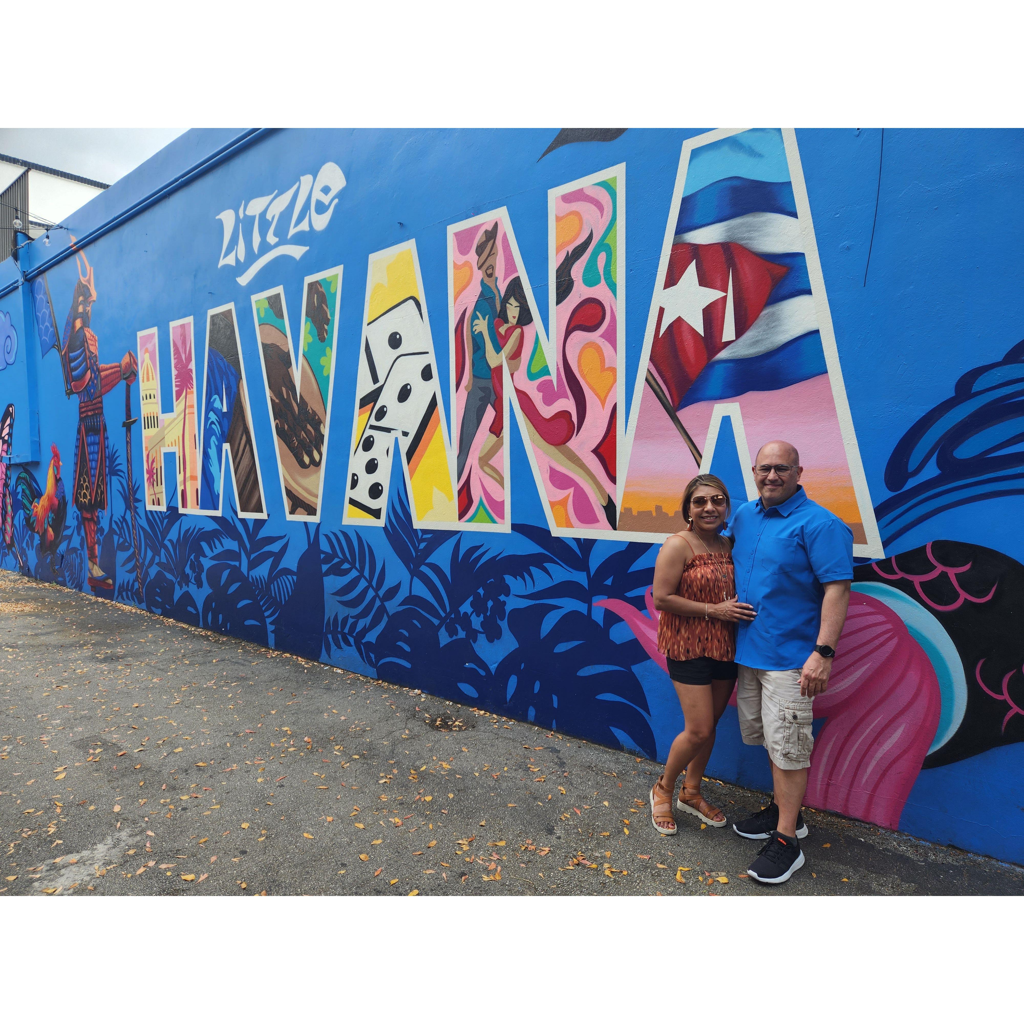 Miami trip checking out little Havana.