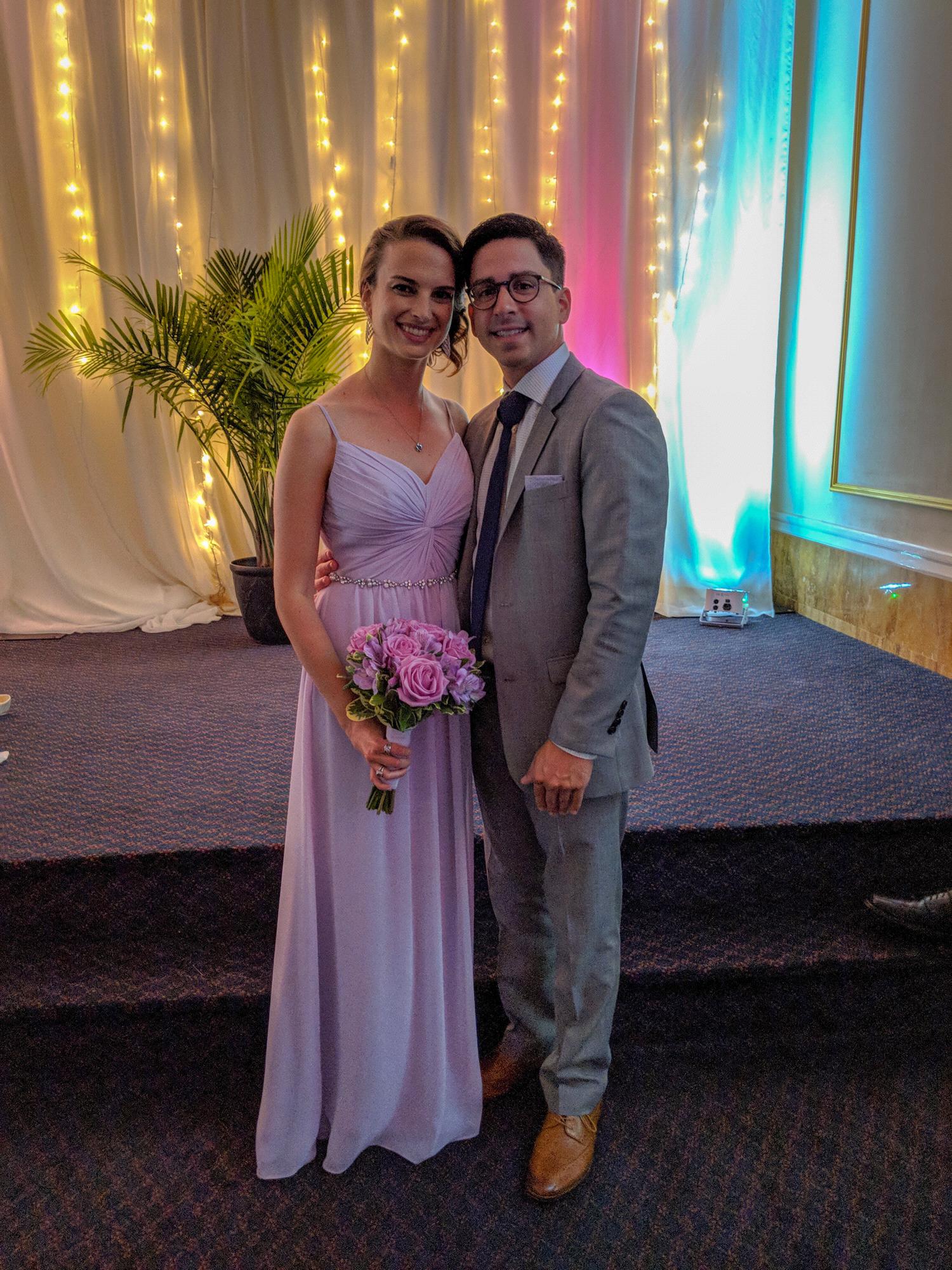 Jennifer was so happy to have Brian by her side as she served as the Maid of Honor for her sister’s wedding in 2018.