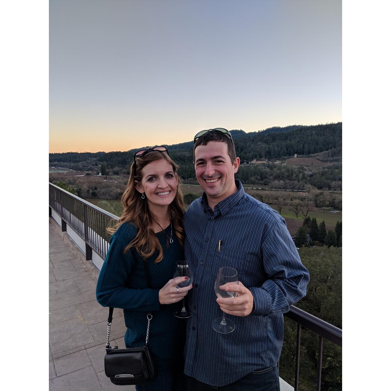 Wine tasting in Napa
