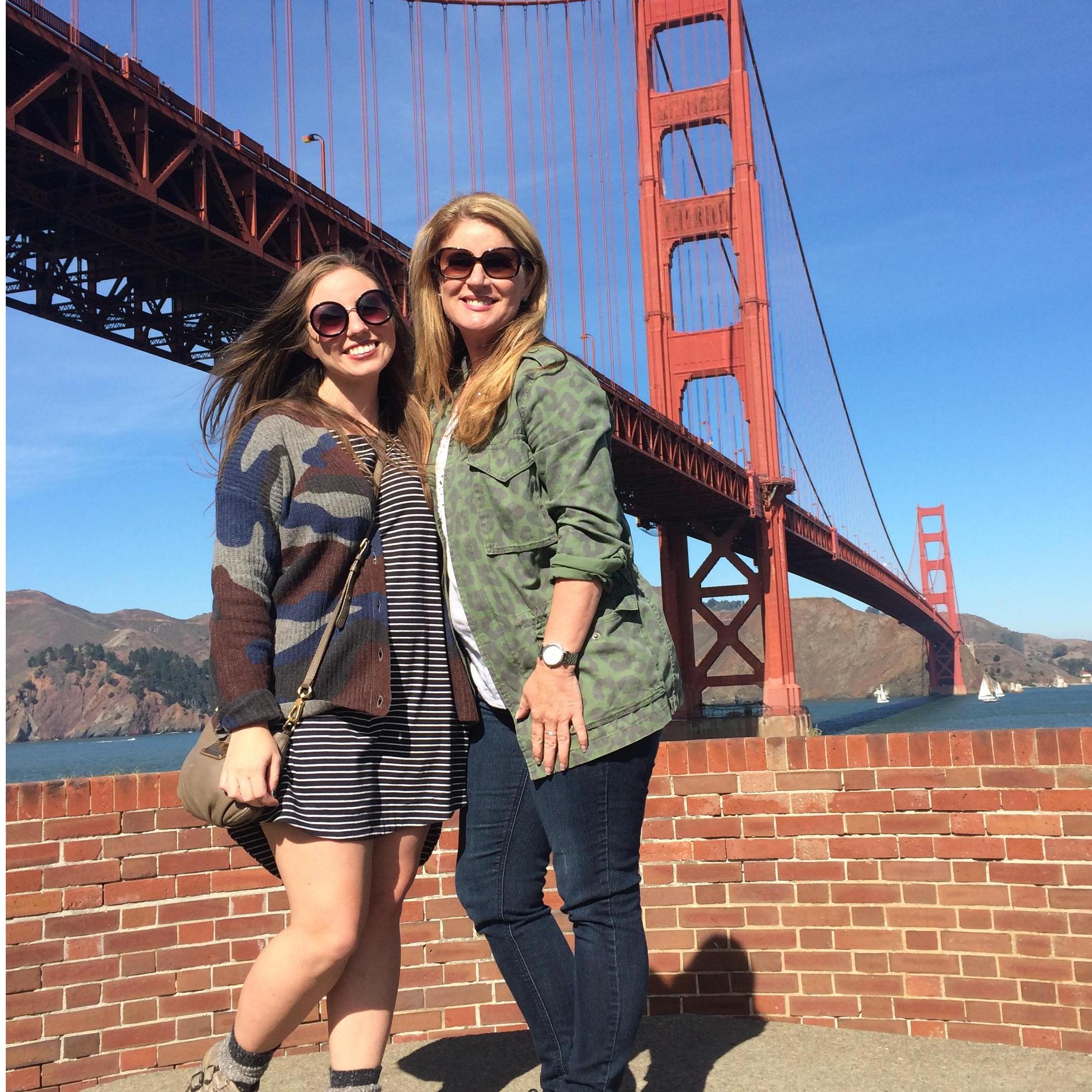 Mom and Casey's first trip to San Francisco