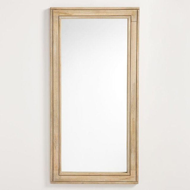 Field Wooden Rectangle Mirror, 24"x48"