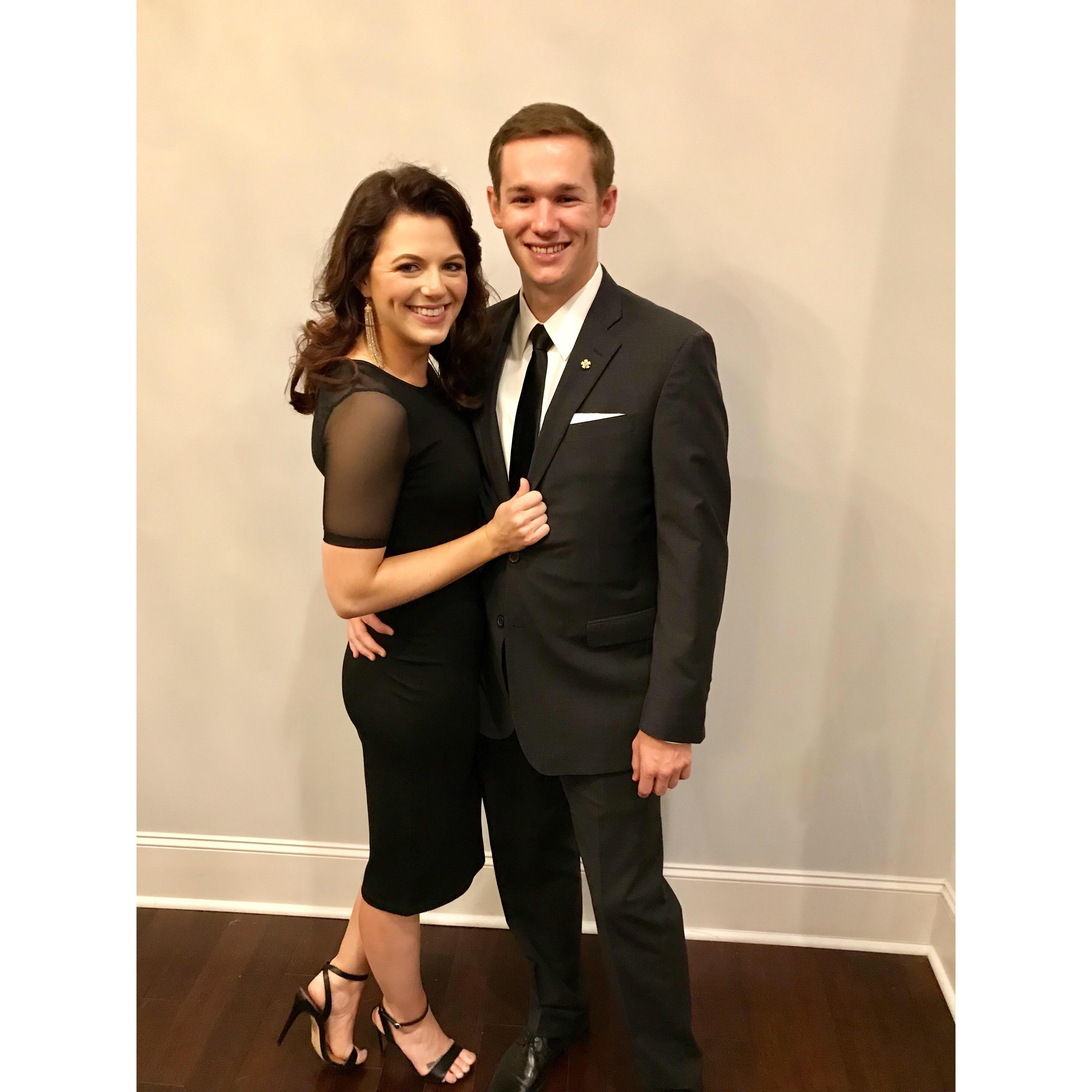 Jamie's senior year Sigma Nu formal.