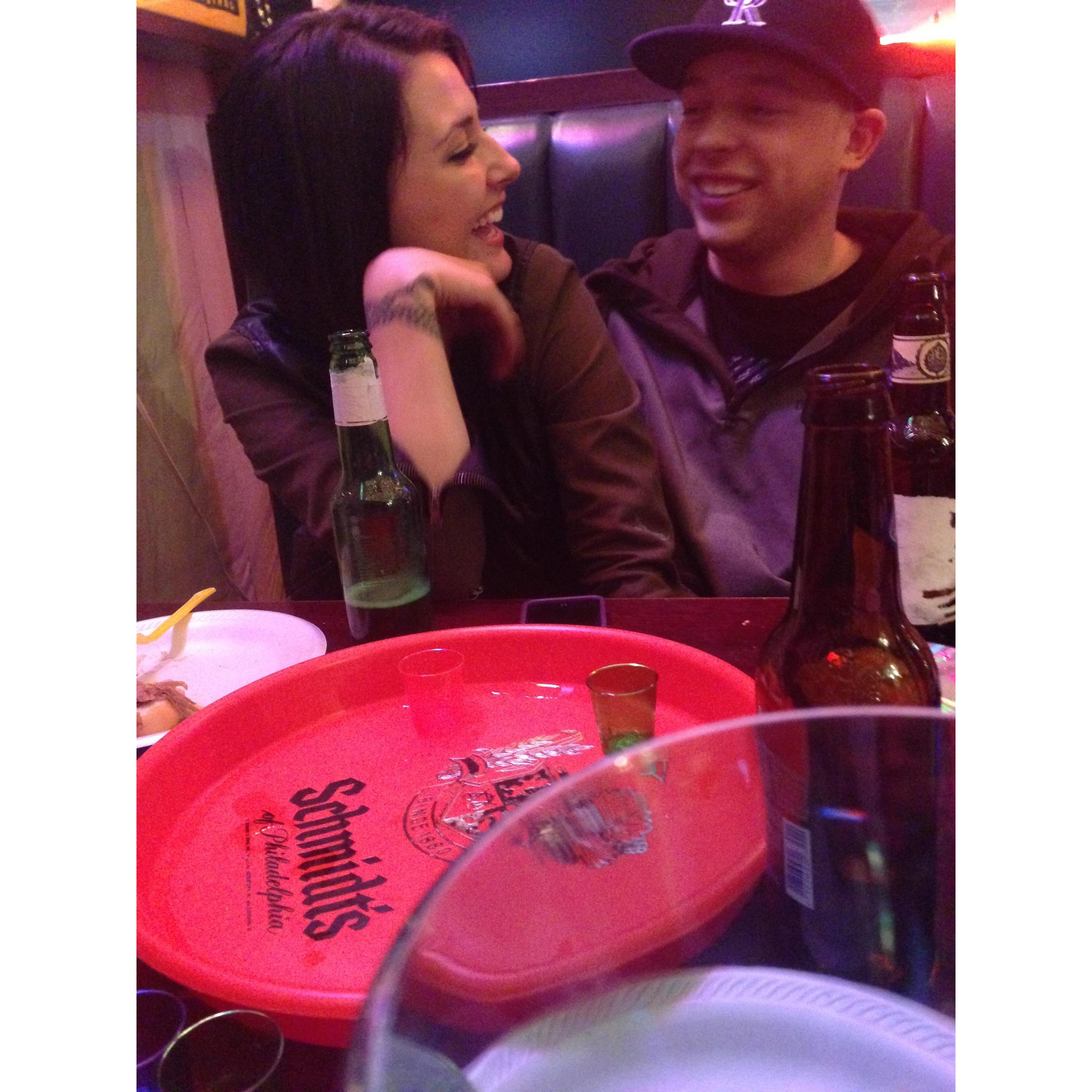 Our first date!
