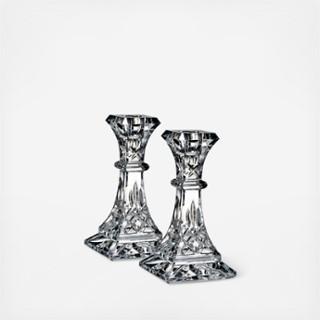 Waterford Lismore Candlestick, Set of 2