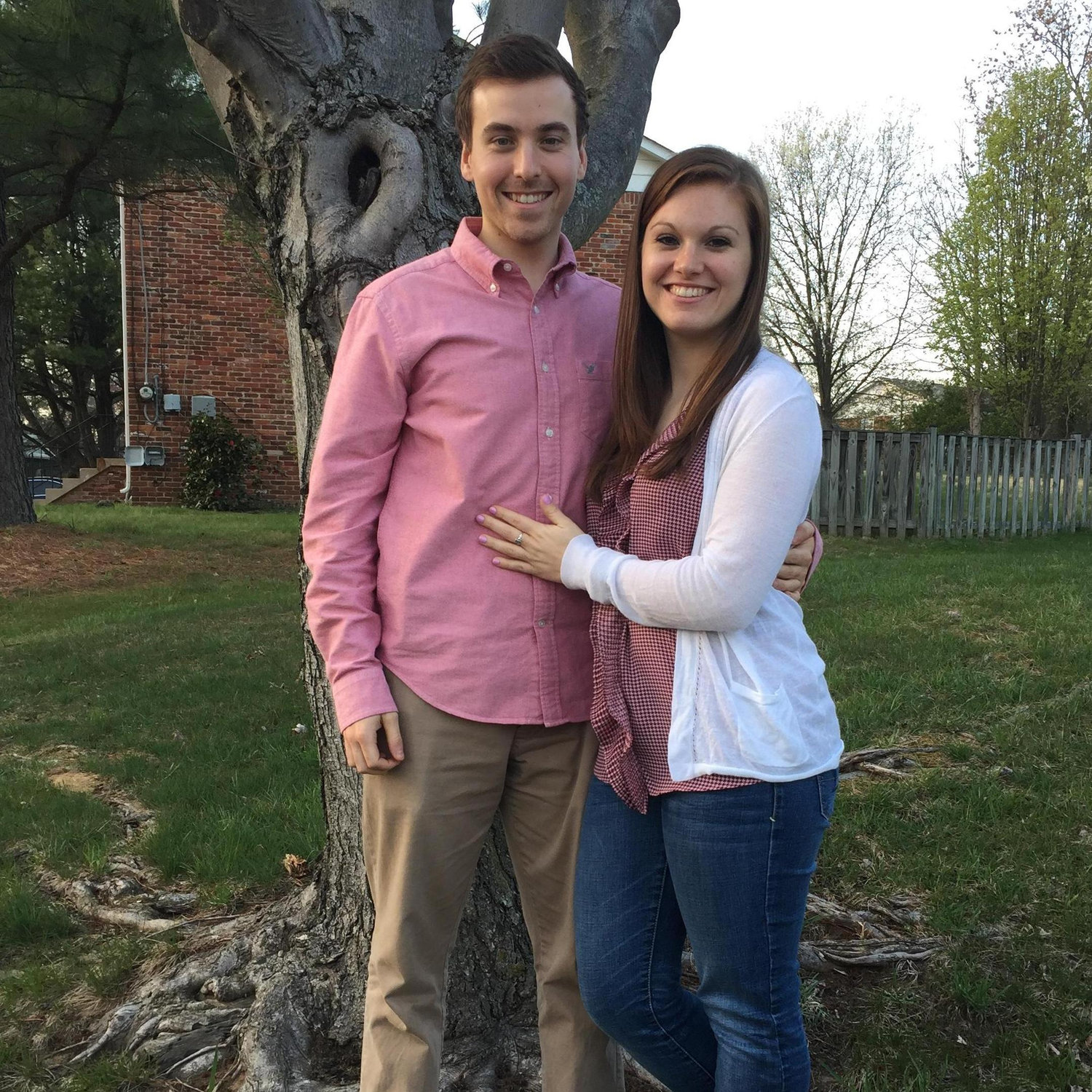 Our first Greek Easter together! (He was not a fan of all the standing HAHA)