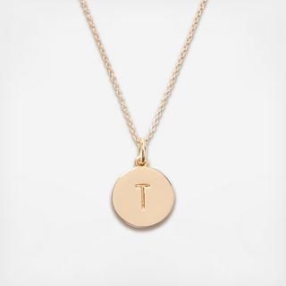 Gold Initial Pendant