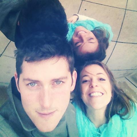 2014 - took Paris to the bean to meet some of my fellow Syracuse swimmers and keep up with miss Catrina Roth, she survived.