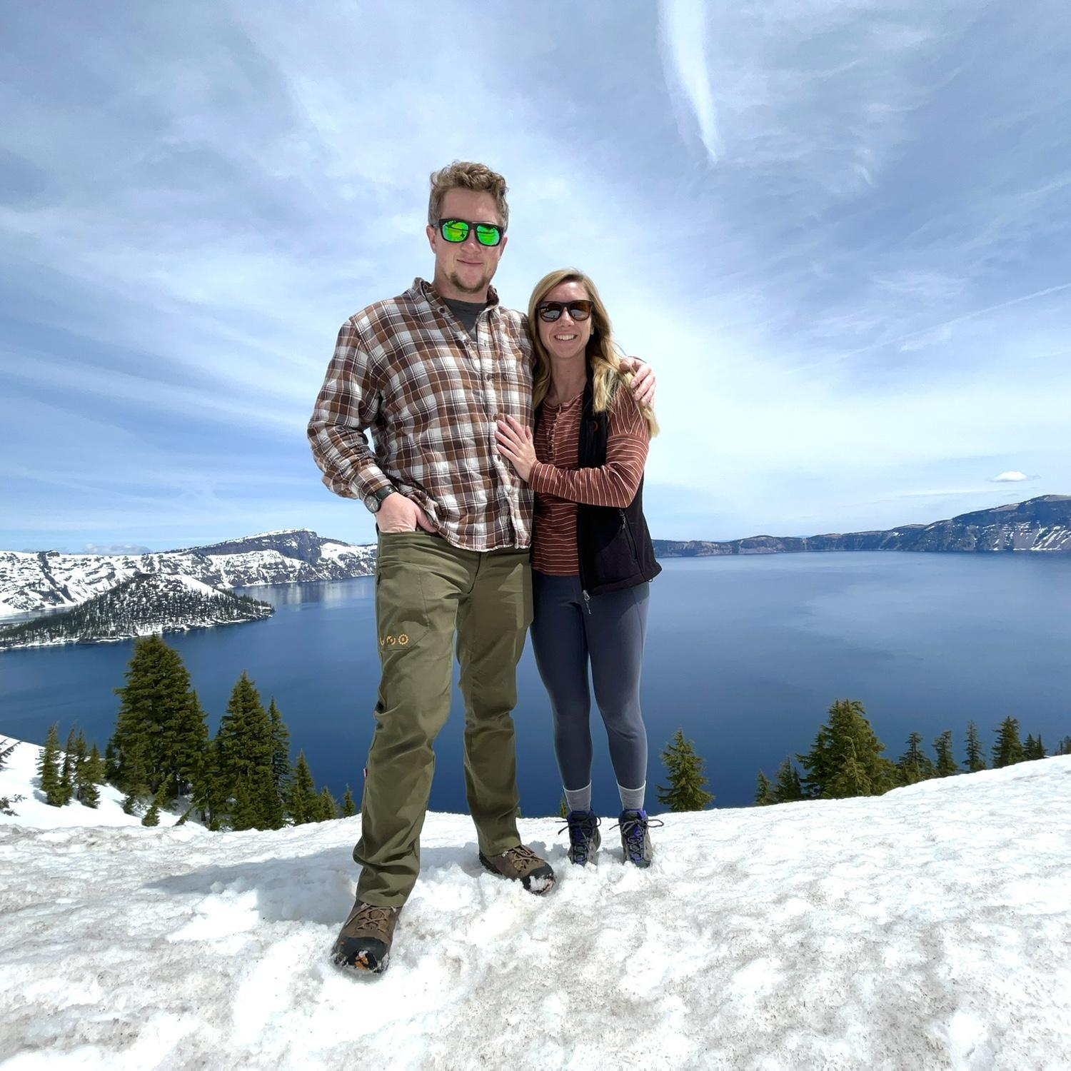 Crater Lake visit while Cody was living in Klamath Falls, Oregon.
