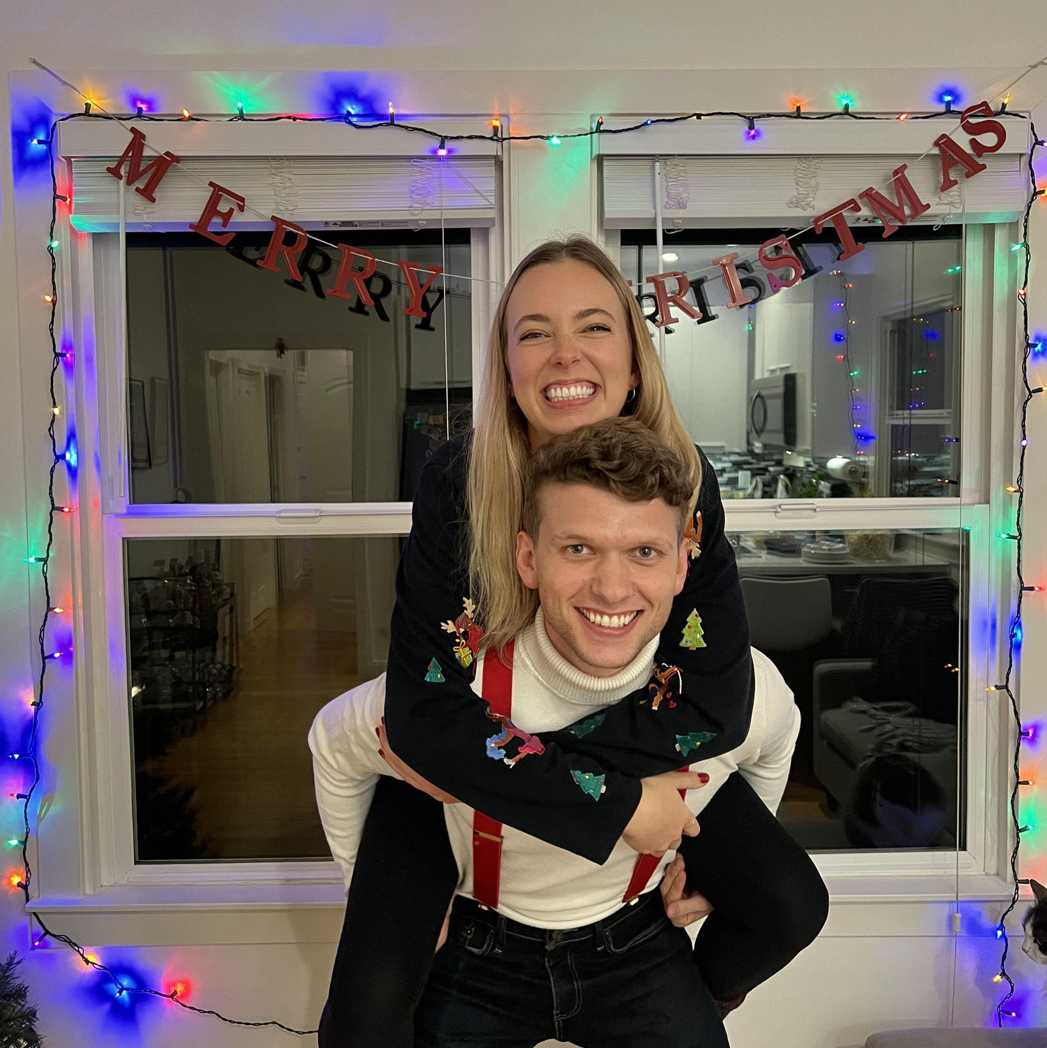 Xmas at Julia's, 2022! We spent 2022–2023 doing long distance — Julia in San Francisco, Alex in LA. We've lived in 4 different cities in 5 years and are very tired of moving.