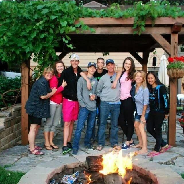 Bonfires are a must for a Michigan summer night!