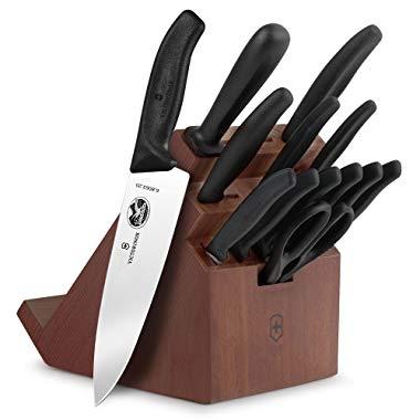 Victorinox Forschner Swiss Classic 14-piece Walnut Swivel Knife Block Set