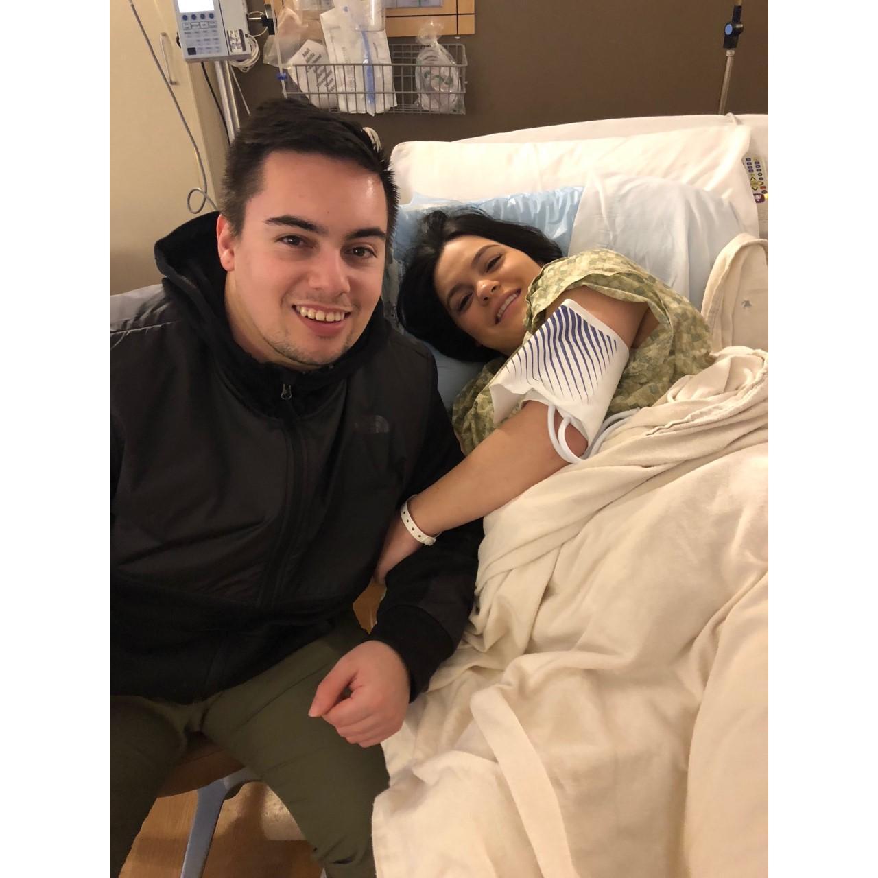 Mya's arrival
