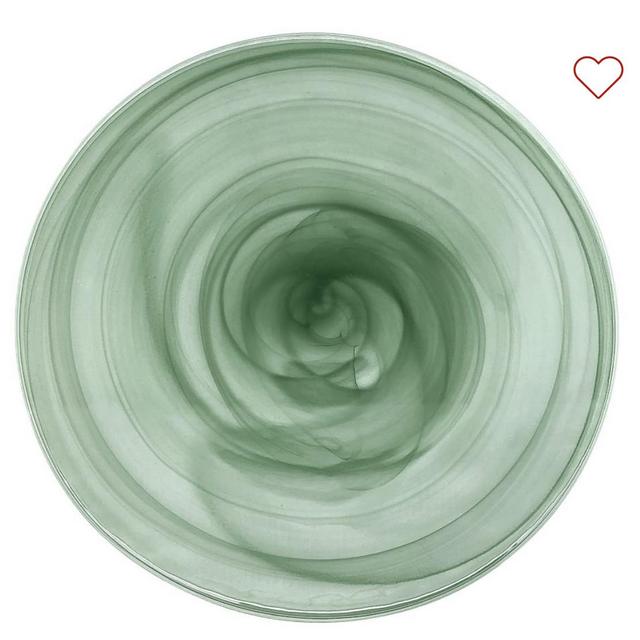 Alabaster Glass Serving Platter