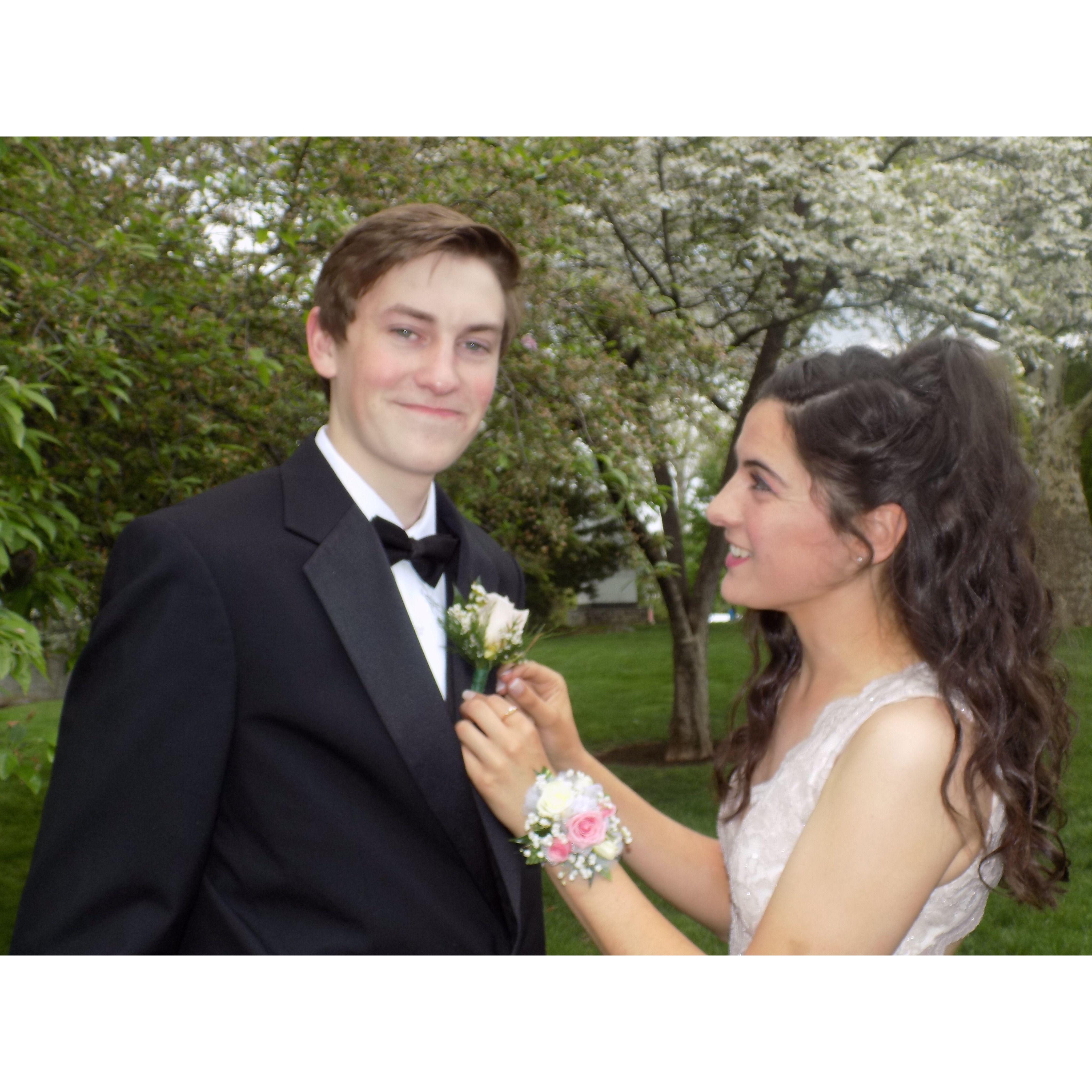 Little did he know he was going with the Prom Queen!