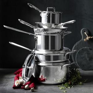 All-Clad d5 Stainless-Steel 10-Piece Cookware Set