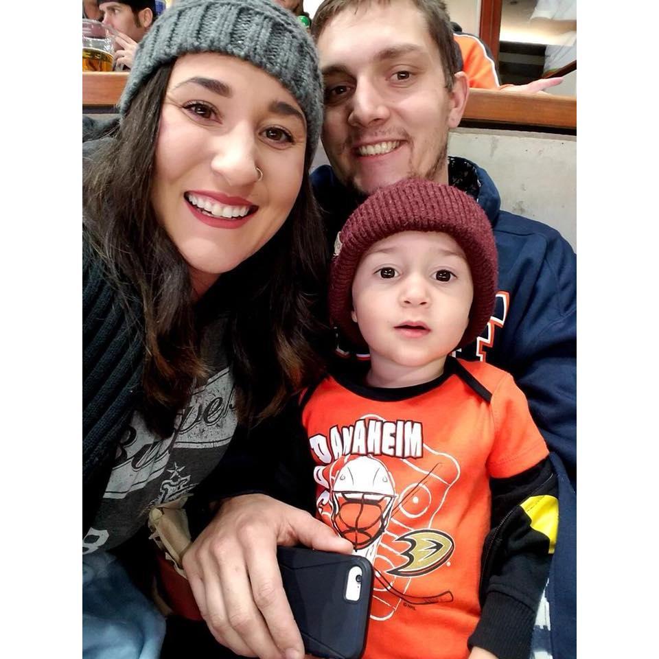 First Ducks game as a family