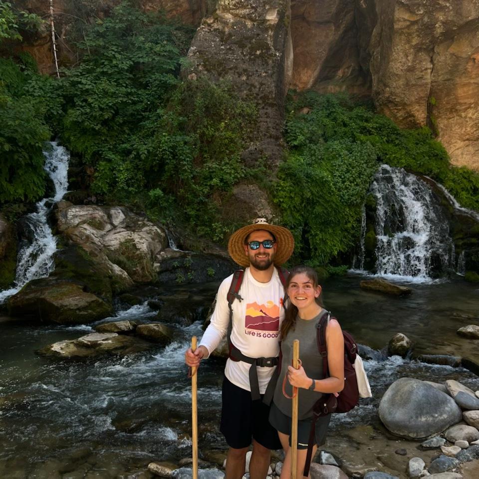 Hiking the Narrows from top to bottom in Zion National Park.
