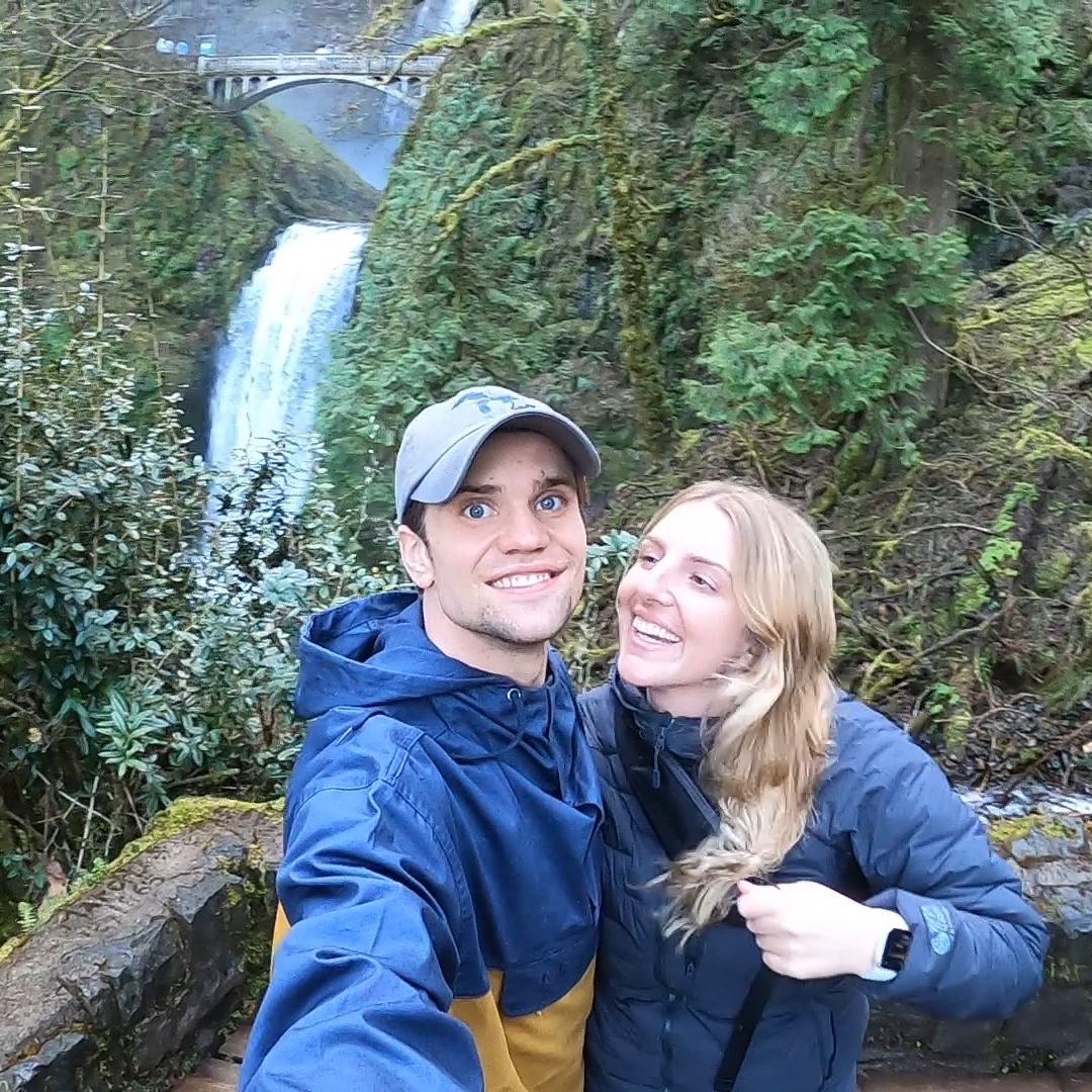 one of many Oregon waterfalls visited