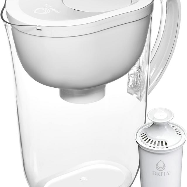 Brita Large 10 Cup Water Filter Pitcher with 1 Standard Filter, Made Without BPA, Everyday (Design May Vary)