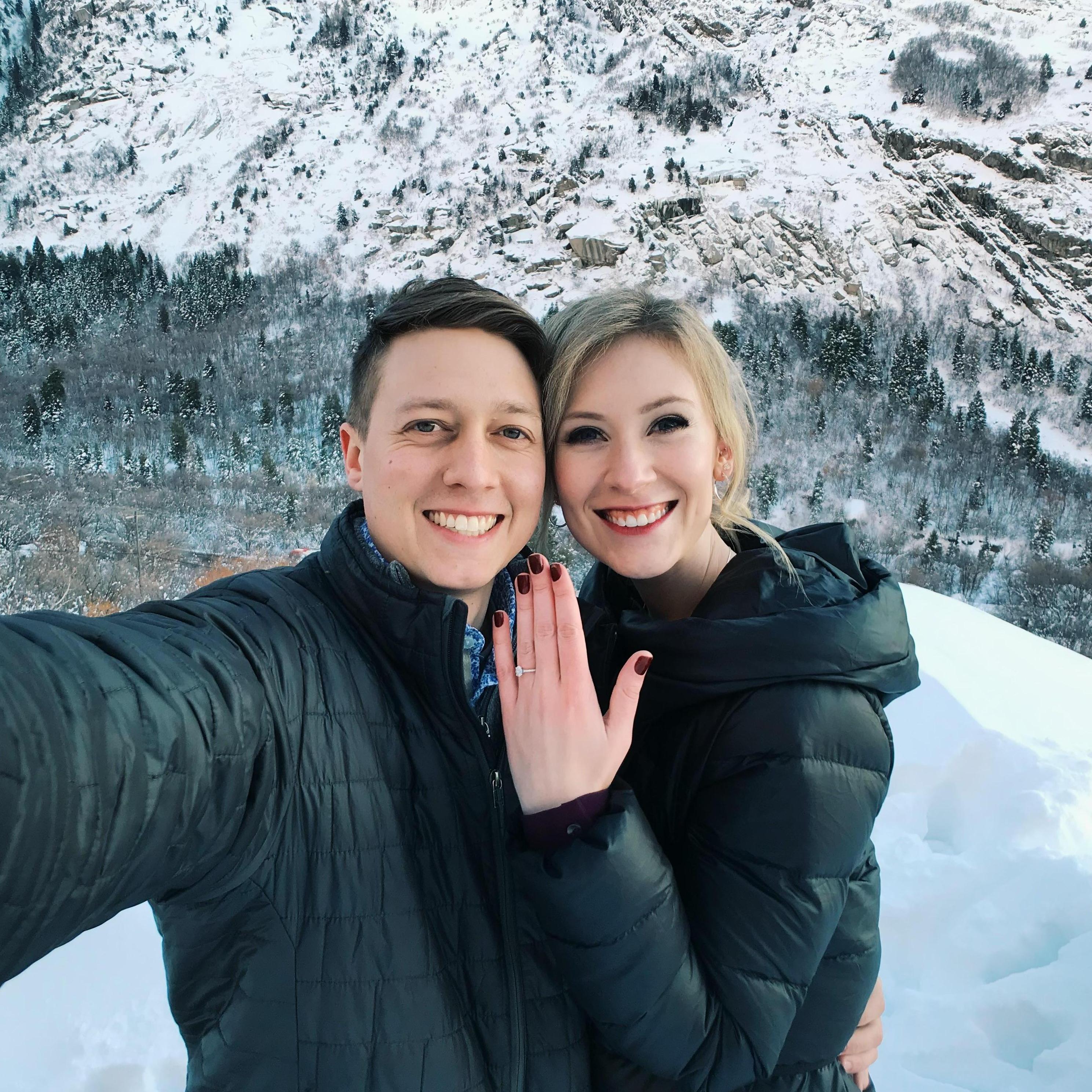 We may be biased, but nothing is better than a mountain top proposal!