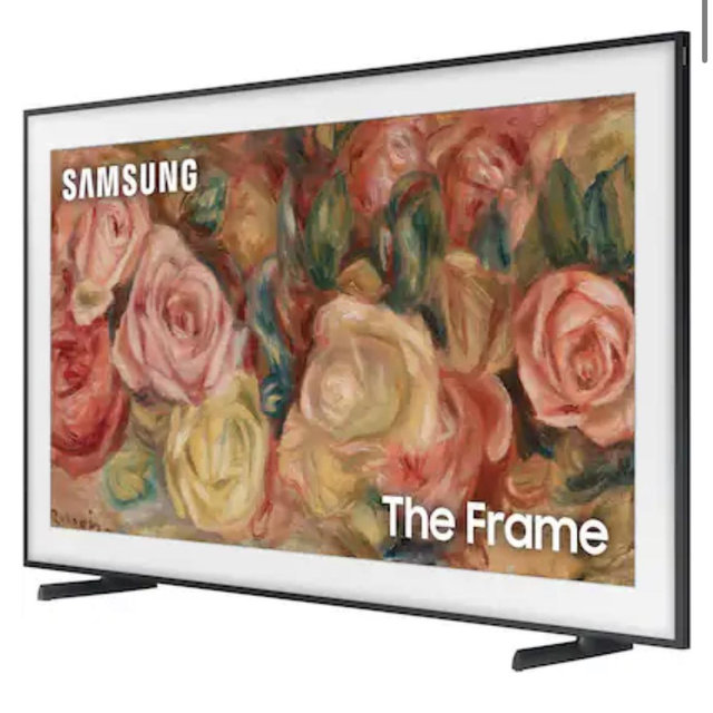 Samsung - 75” Class LS03D The Frame Series QLED 4K with Anti-Reflection and Slim Fit Wall Mount Included (2024)