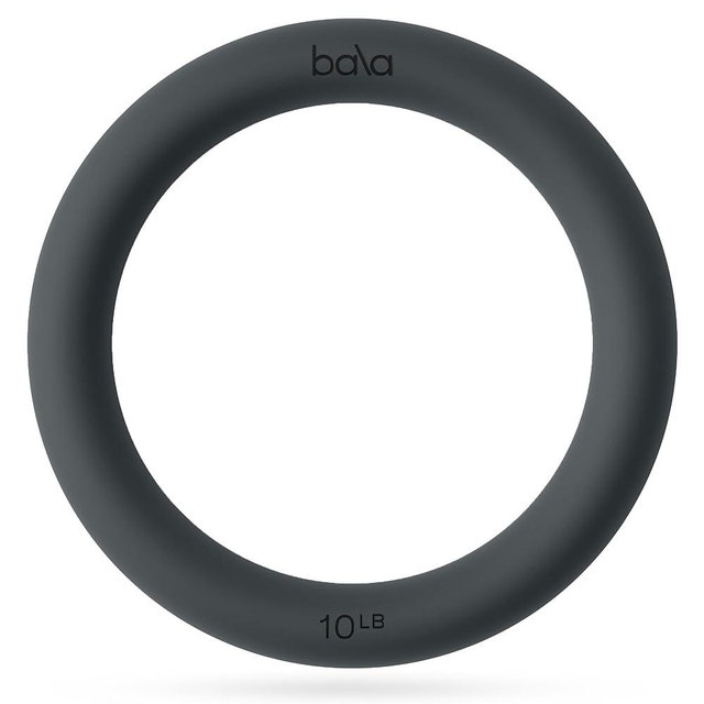 Bala Power Ring, 2-in-1 Kettlebell & Dumbbell, 10lb - Full Body Home Gym Workout Equipment for Strength Training, HIIT, Pilates, & Aerobics Exercises - Fitness Equipment for Working Out