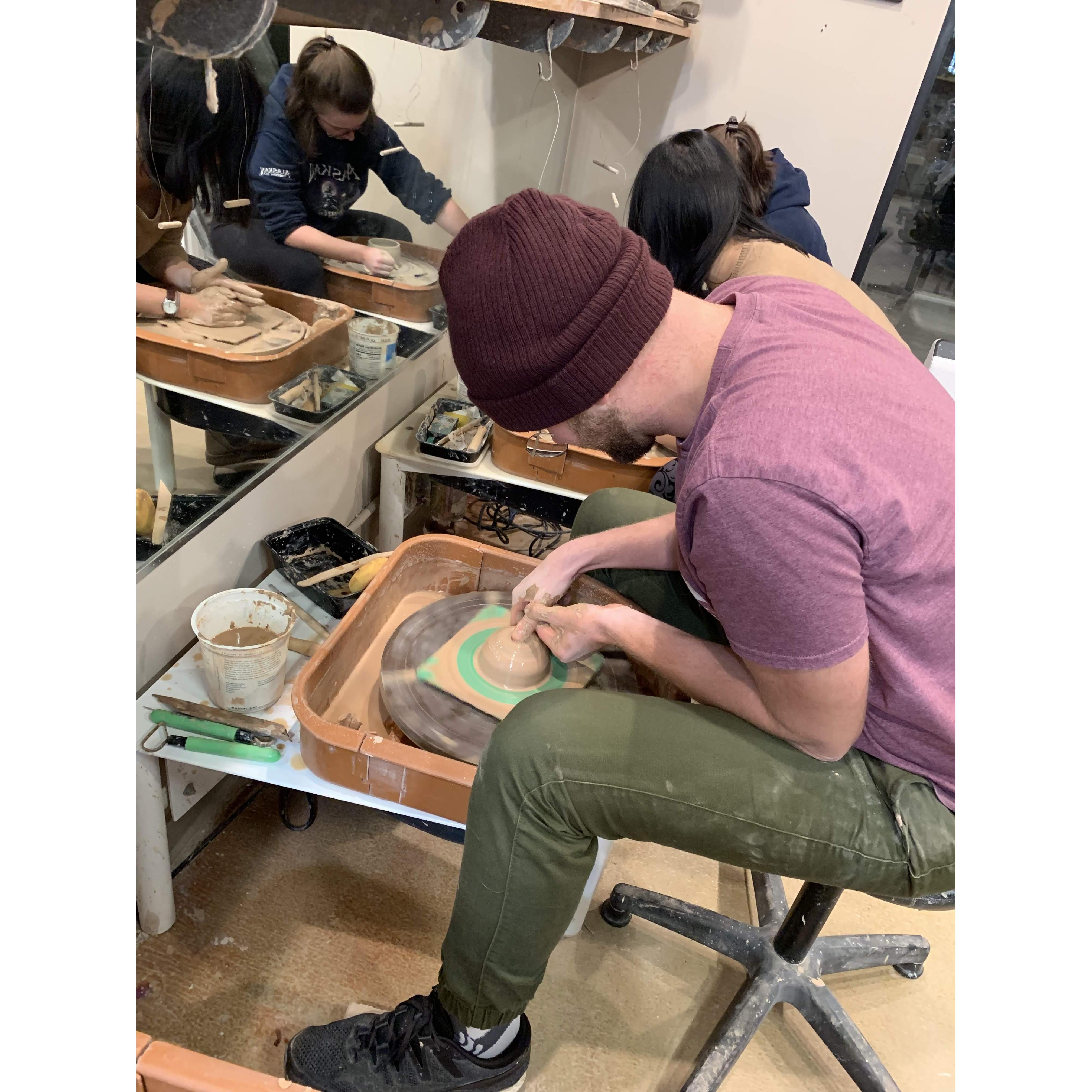Making the ring box! 
November 2019