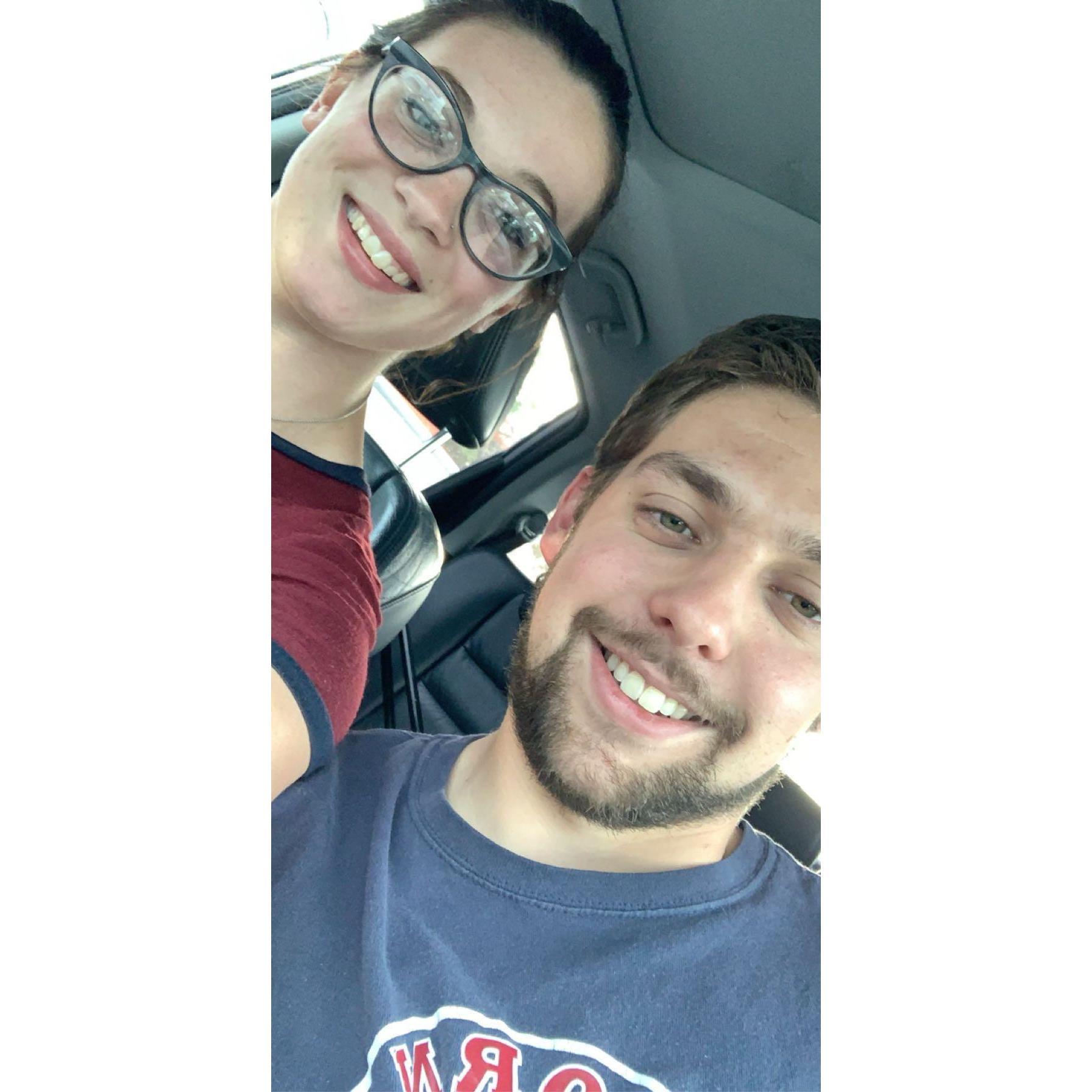 Just signed our lease and picked up the keys to our first home :)