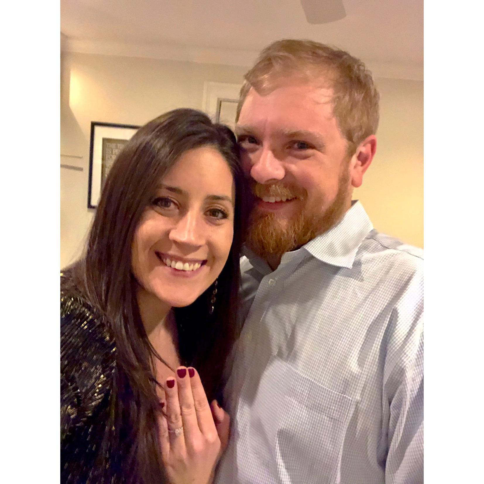 New Years Eve - we're engaged!!