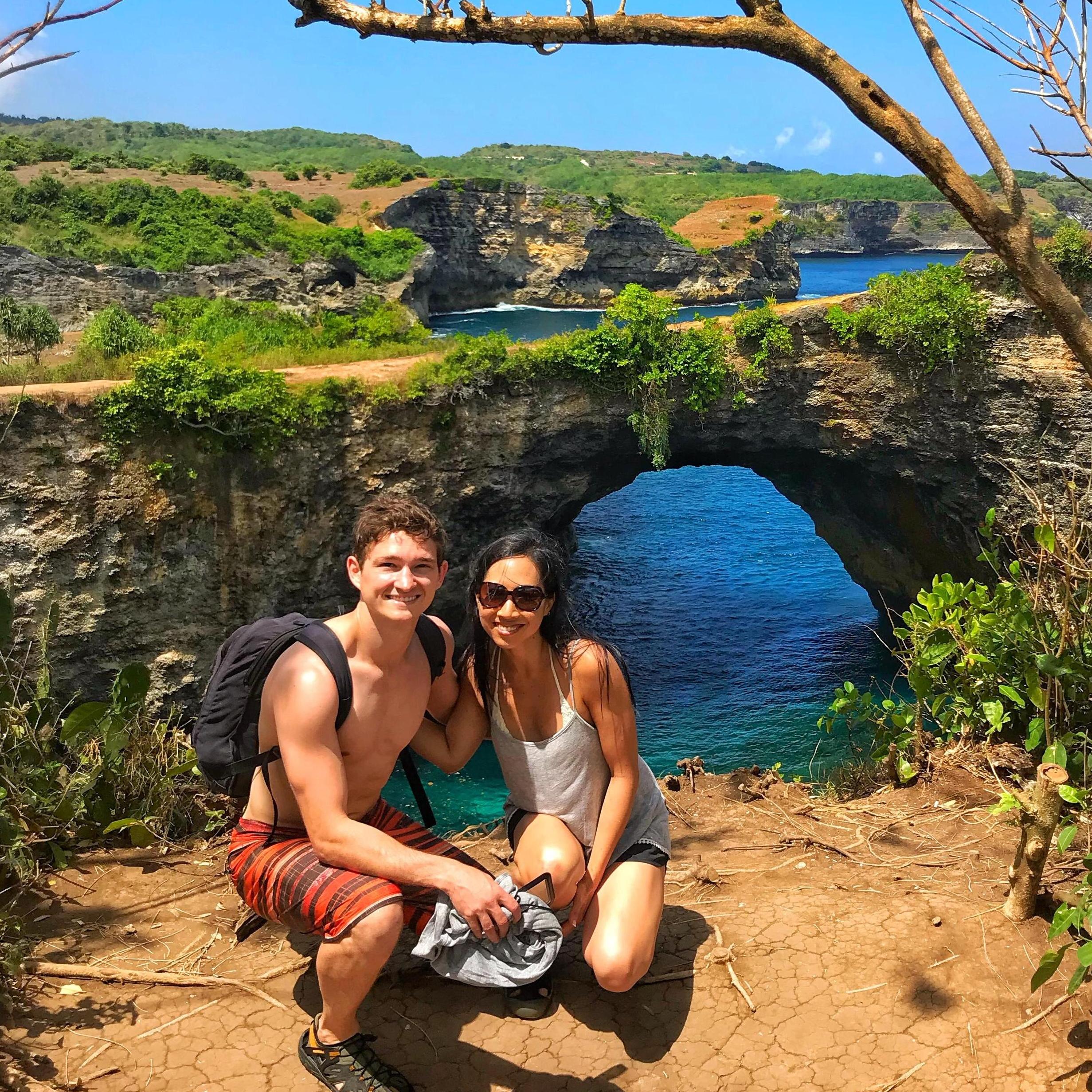 that time we explored Nusa Penida and ate "nasty goreng" (3 flies found in Vince's nasi goreng)