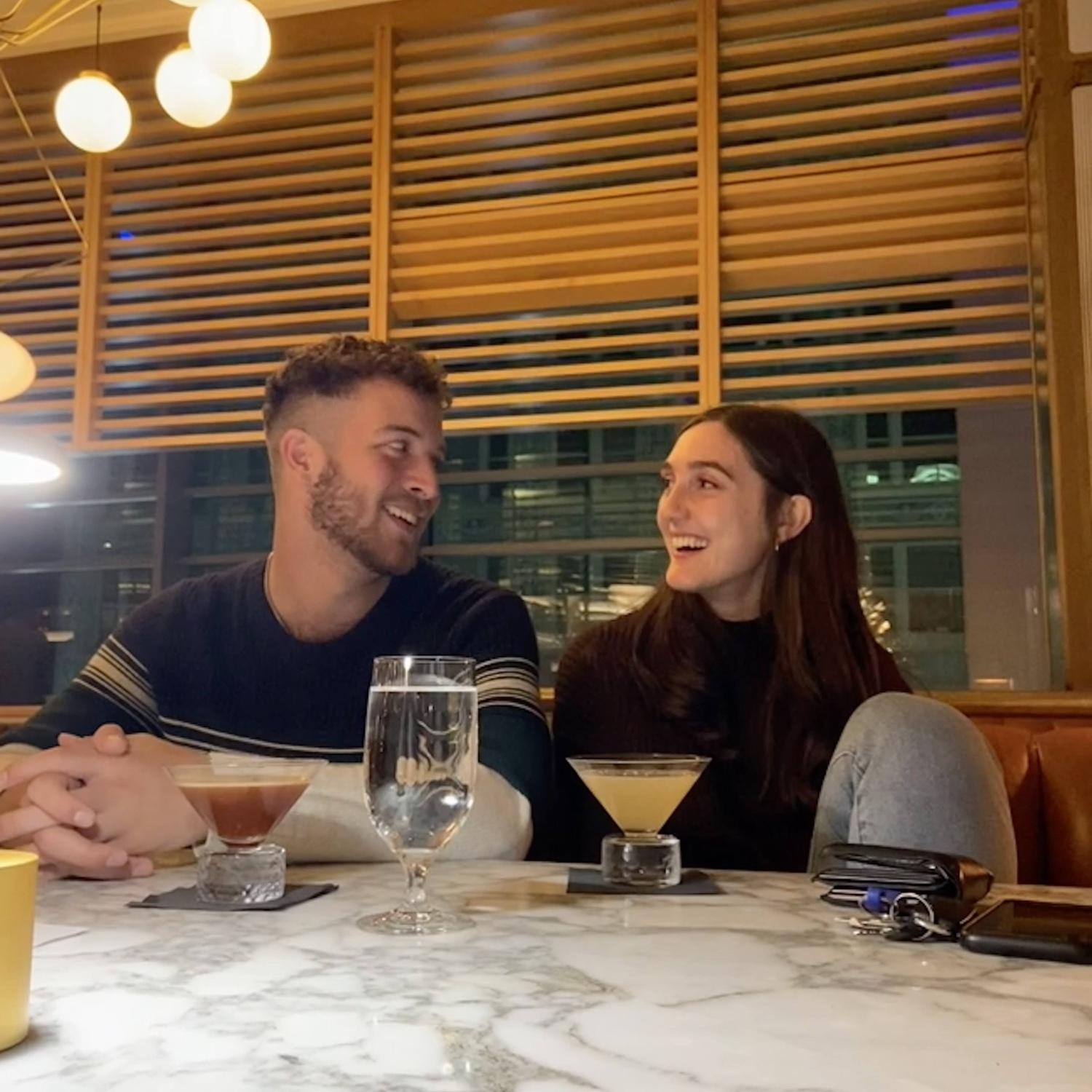 the photo our friend Annabel took of us flirting during one of the weekends we first hung out :)