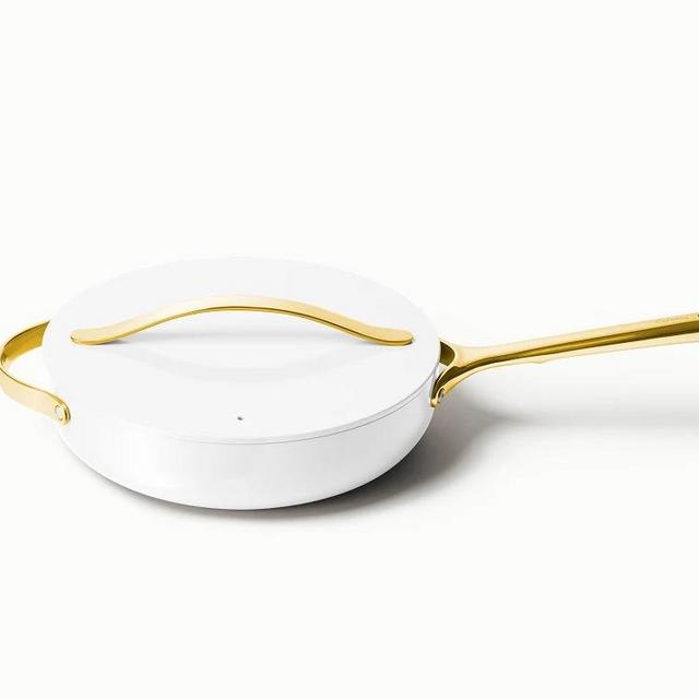 Caraway 4.5 qt Sauté Pan w Lid - White