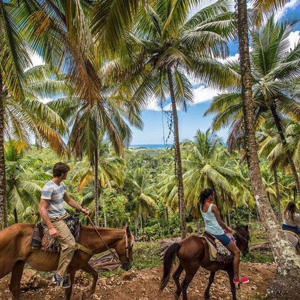 Horseback riding like we’re in a romantic movie