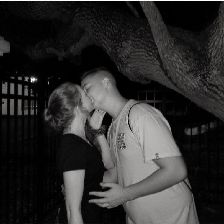 Kissed under the love tree in in 2020 in St Augustine that we later visited again after the proposal!