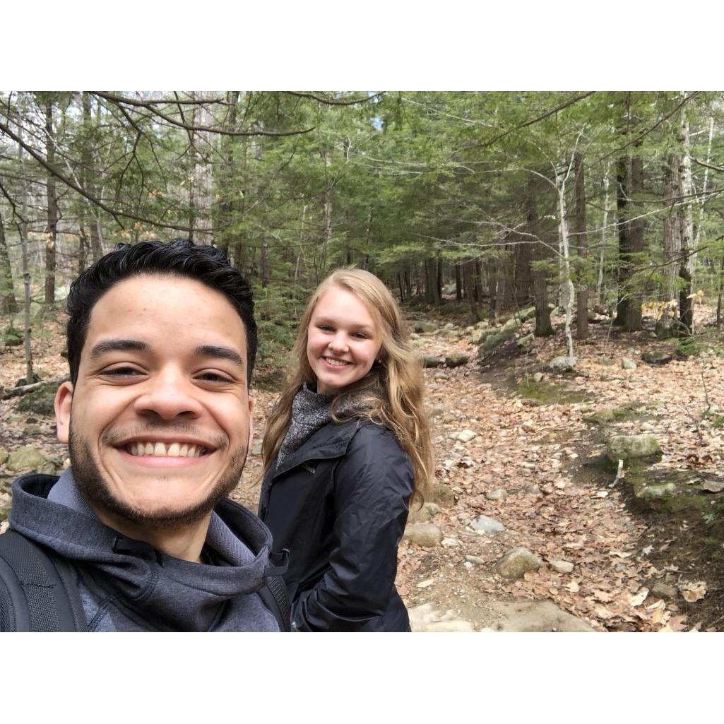 First time hiking Mt. Major together