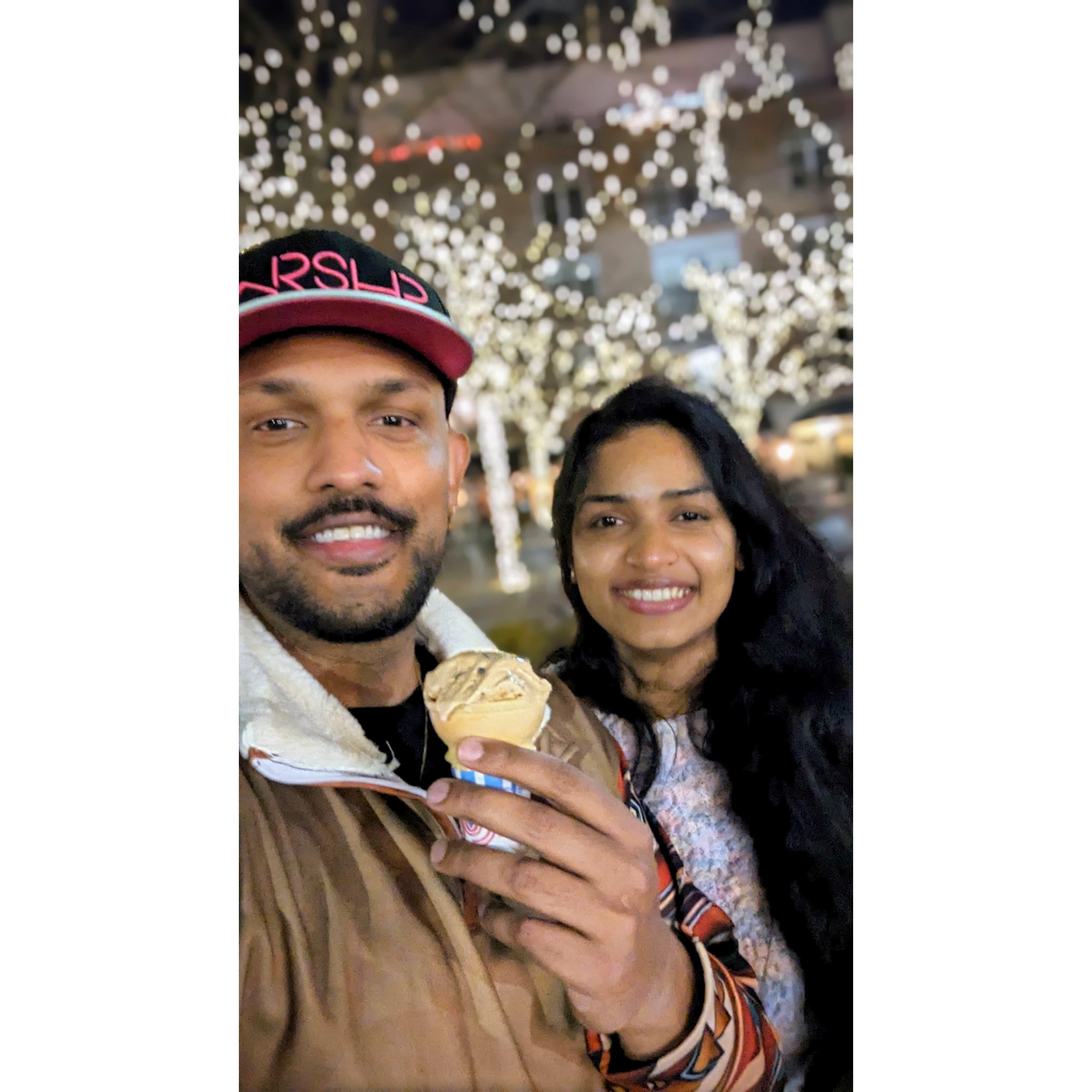 Our First selfie on OUR Second date!!