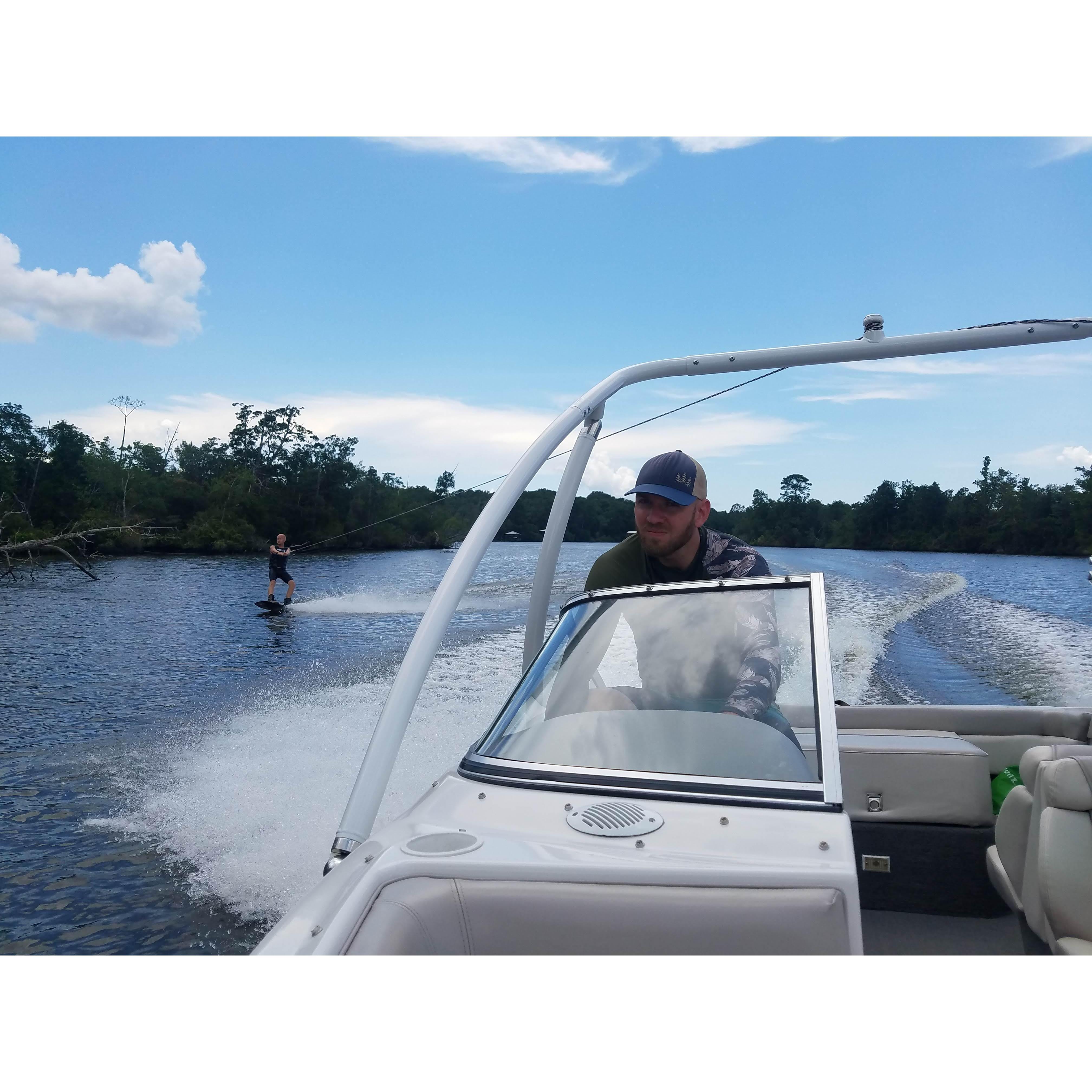 Wakeboarding in Perdido Key, FL