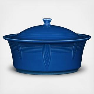 Large Round Covered Cassesrole