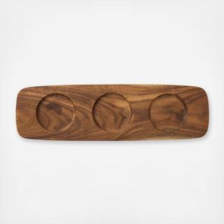 Artesano Original Wood Tray for Dip Bowl
