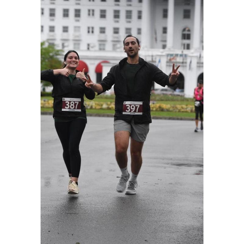 Running the Greenbrier 10k, 2022.