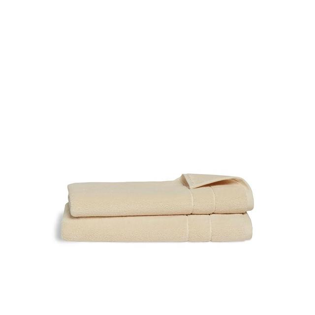 Brooklinen Super-Plush Turkish Cotton Hand Towels - Set of 2, Vanilla, 100% Cotton | Best Luxury Spa Towels