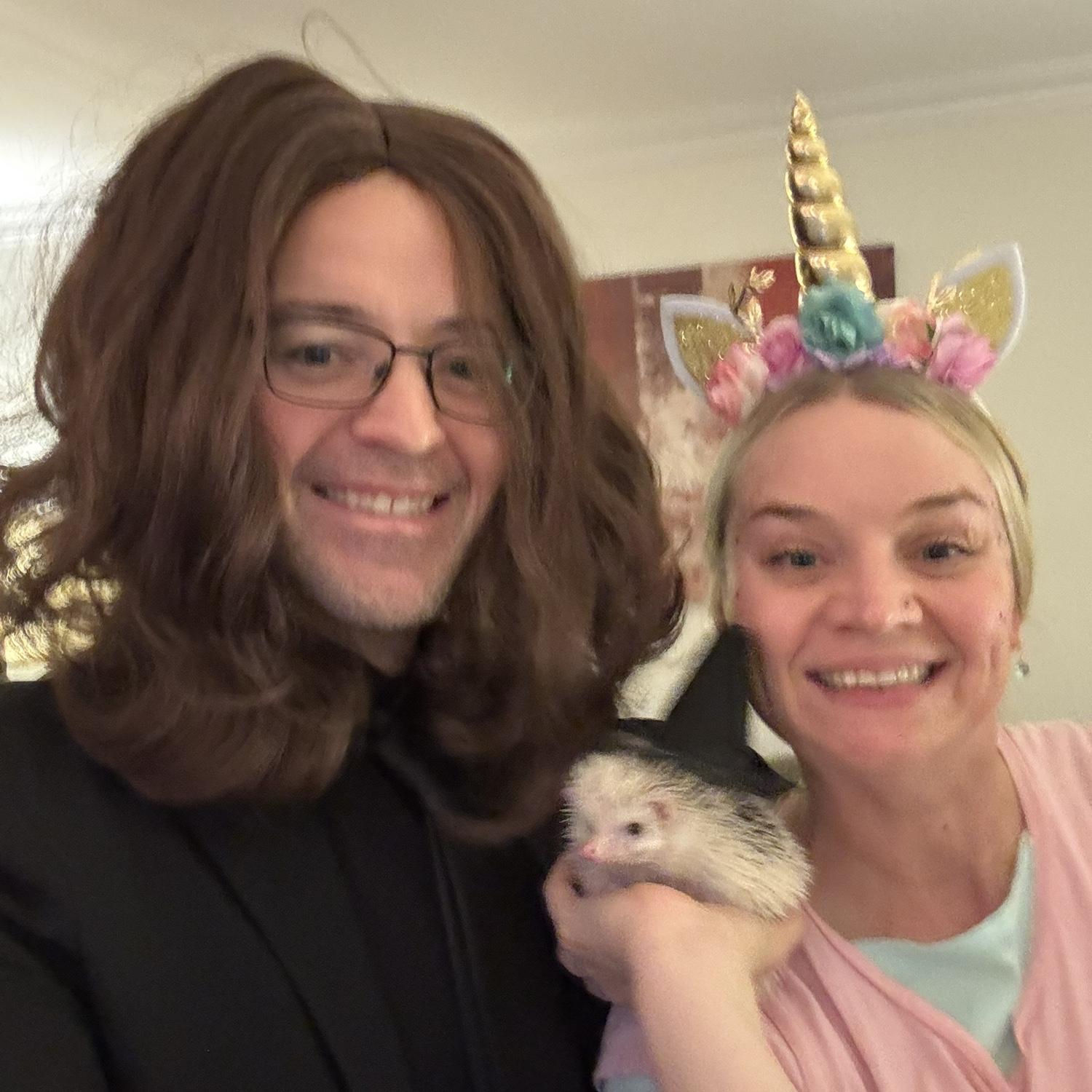 Unicorn, Ozzy, and Maisie the Witch